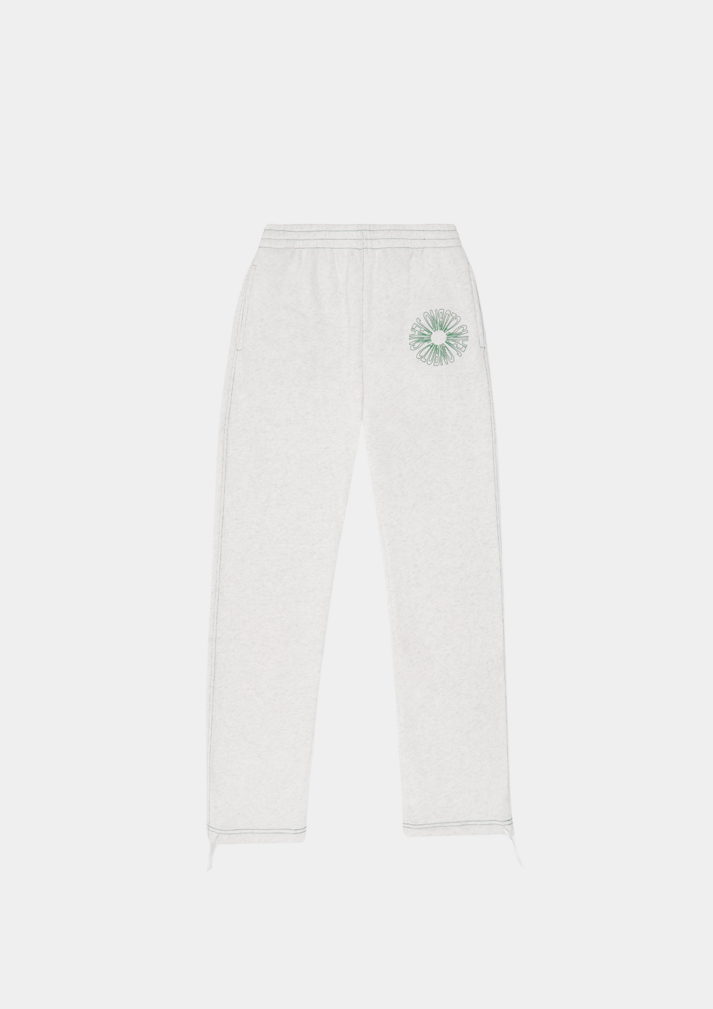 fog grey motif joggers