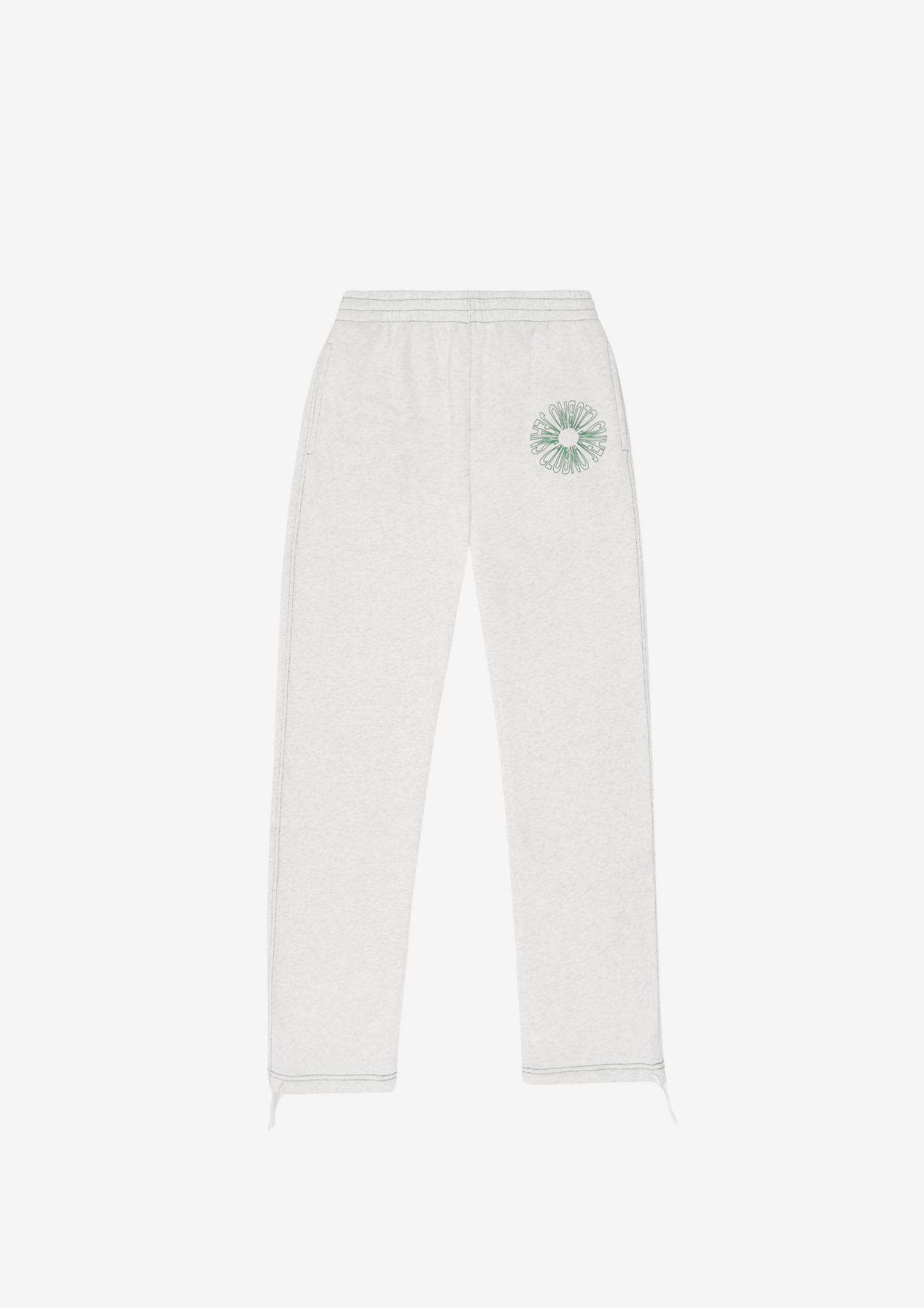 fog grey motif joggers