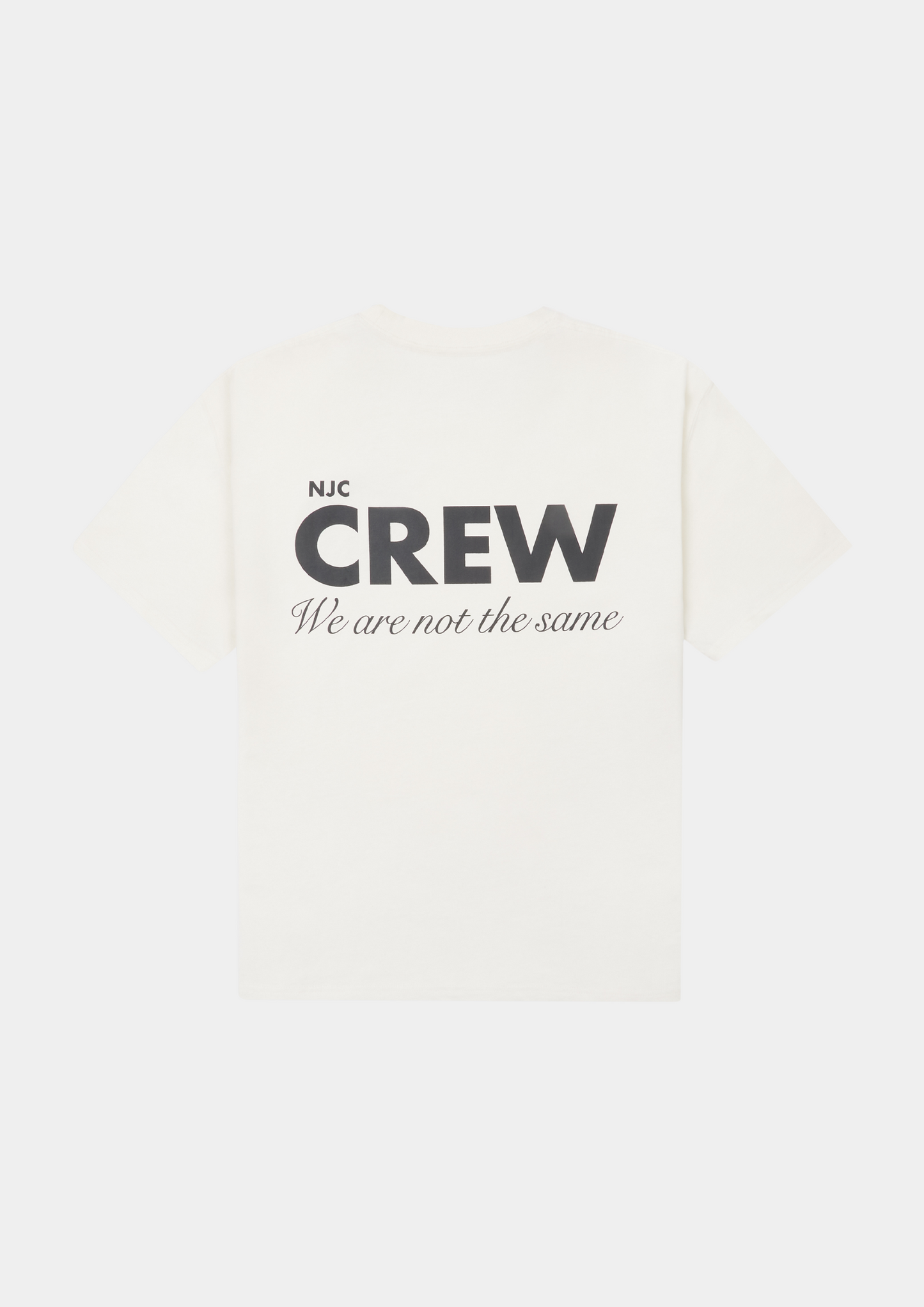 off white 'crew' t-shirt