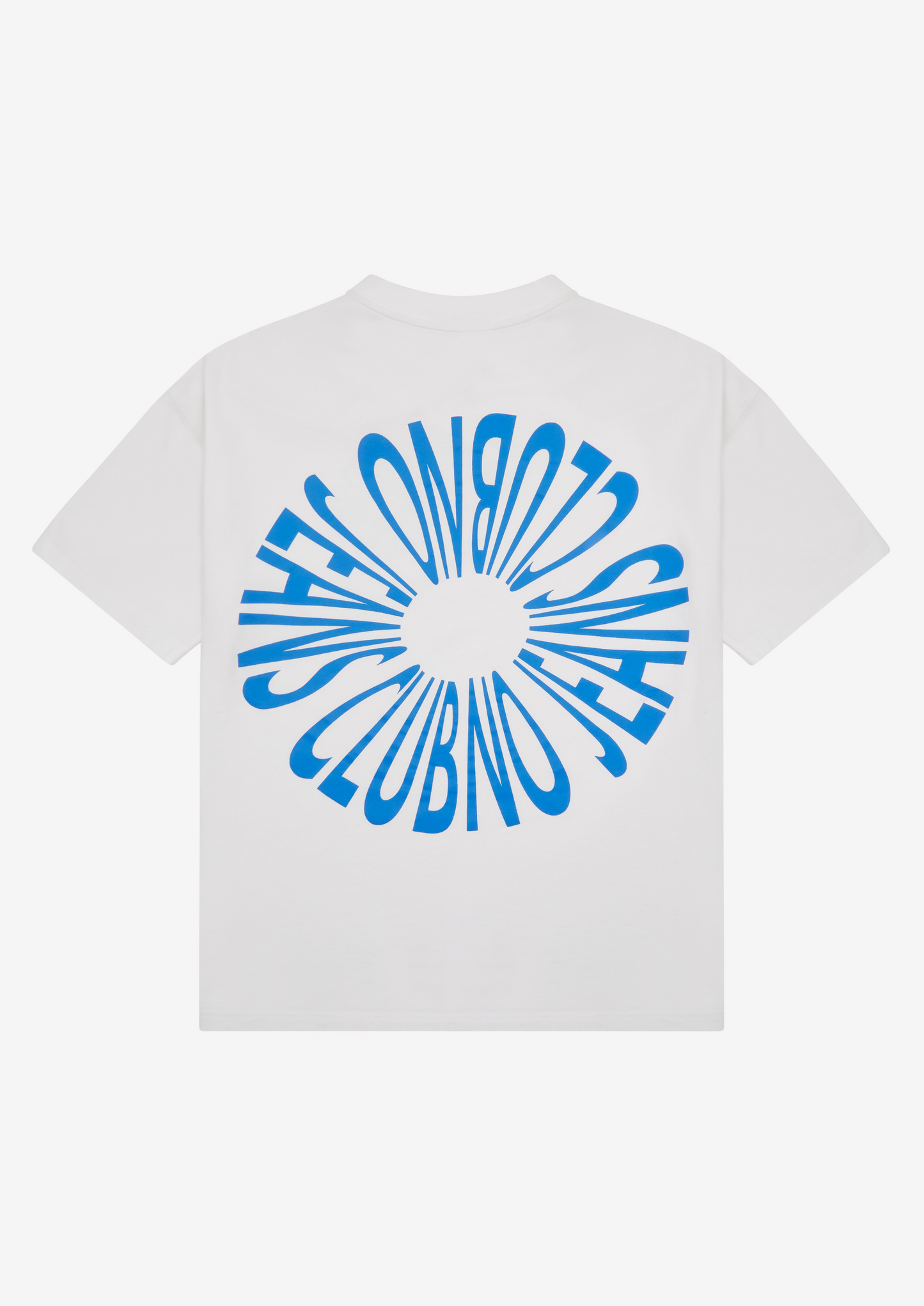 white motif t-shirt