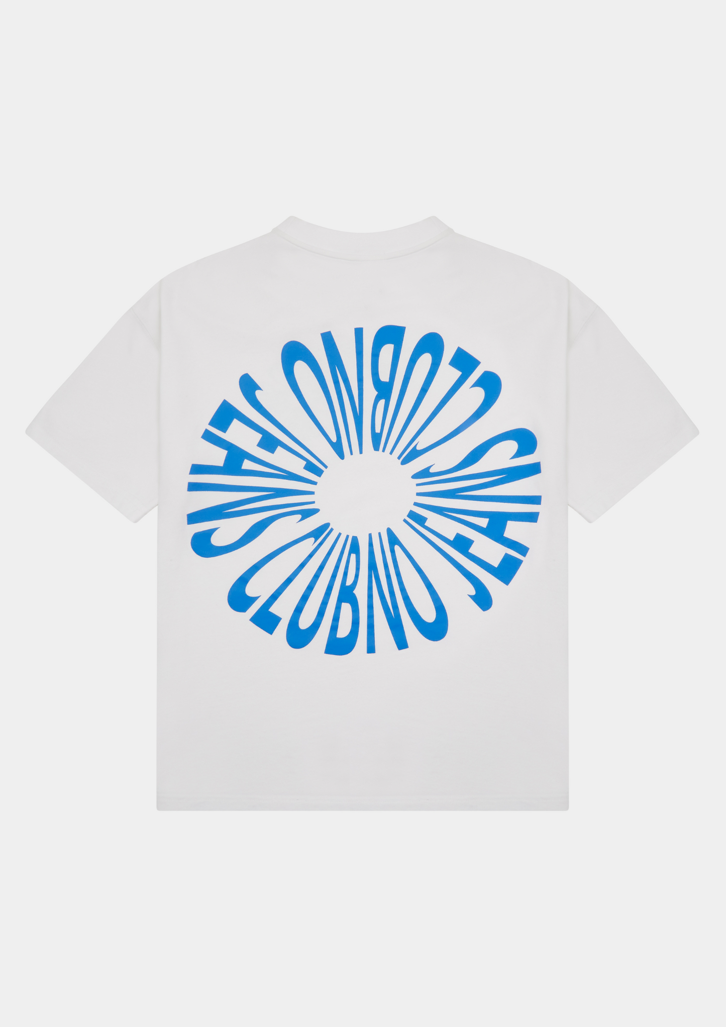 white motif t-shirt